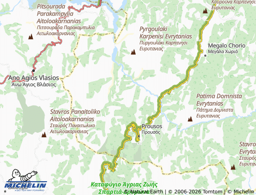 MICHELIN Aspropyrgos map - ViaMichelin
