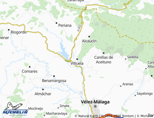 MICHELIN-Landkarte Viñuela - ViaMichelin
