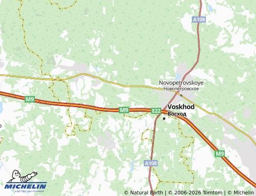 Carte MICHELIN Yantar' SNT - ViaMichelin
