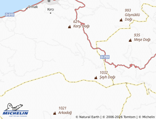 Mappa MICHELIN Karakadı - ViaMichelin