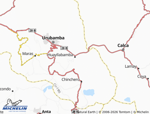 Carte MICHELIN Huayllabamba - ViaMichelin