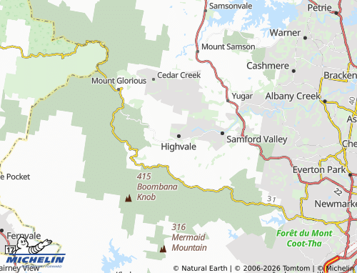 Mapa MICHELIN Highvale - ViaMichelin