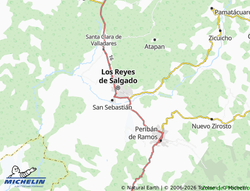 Mapa MICHELIN Obrera - ViaMichelin