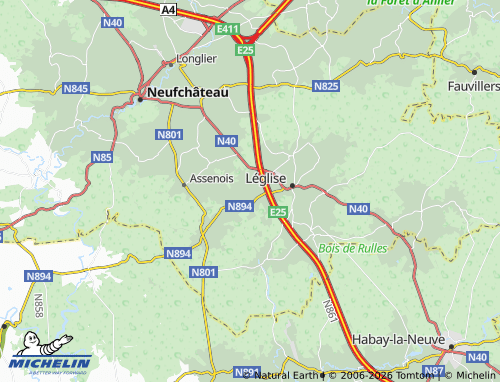 Kaart MICHELIN Nivelet - ViaMichelin