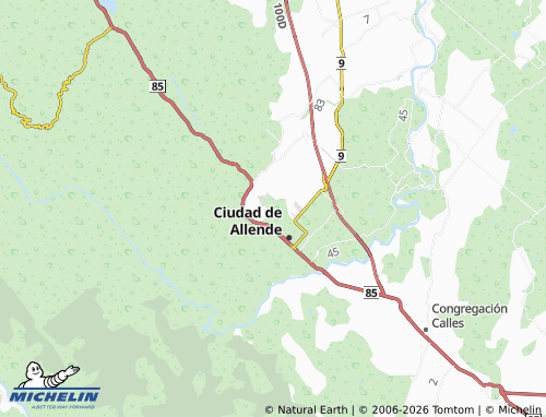 Mapa MICHELIN Bernardo Flores - ViaMichelin