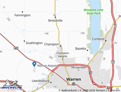 Mapa MICHELIN Champion - ViaMichelin