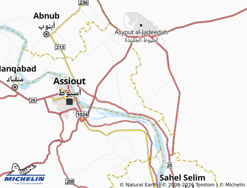 Mappa MICHELIN al-Kalabat - ViaMichelin