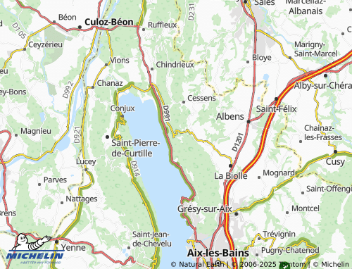 MICHELIN-Landkarte La Chambotte - ViaMichelin