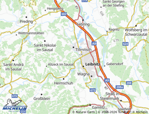 MICHELIN Grottenhof map - ViaMichelin
