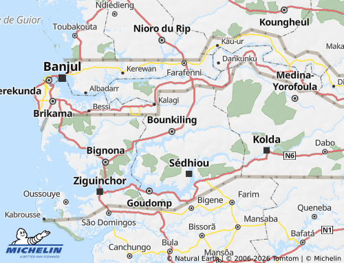 Mappa MICHELIN Bounkiling - ViaMichelin