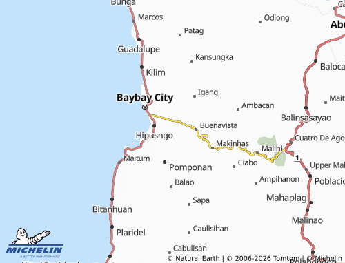 MICHELIN Kabalasan map - ViaMichelin
