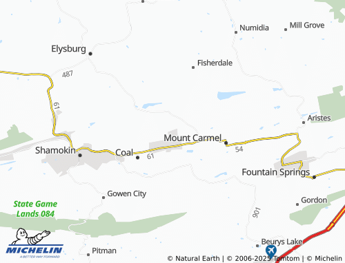 MICHELIN Marion Heights map - ViaMichelin