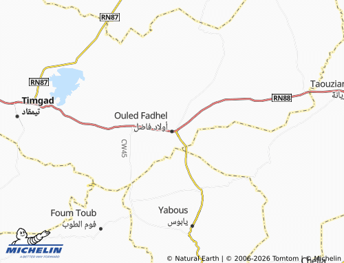 Mappa MICHELIN Awlad Fadil - ViaMichelin