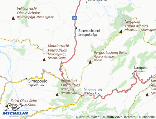 MICHELIN Skiadas map - ViaMichelin