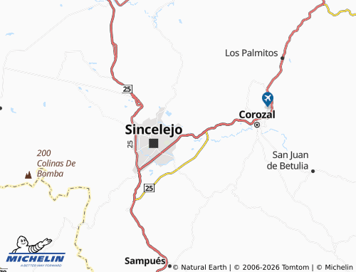 Carte MICHELIN Villa de La Serranía - ViaMichelin