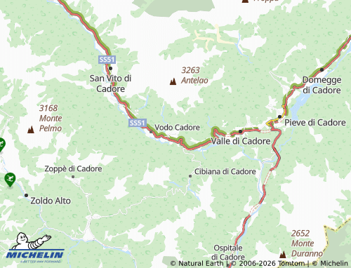 MICHELIN Vinigo map - ViaMichelin
