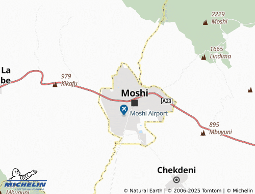 MICHELIN Shanti Town map - ViaMichelin