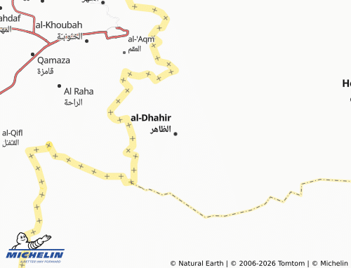 Kaart MICHELIN al-Dhahir - ViaMichelin