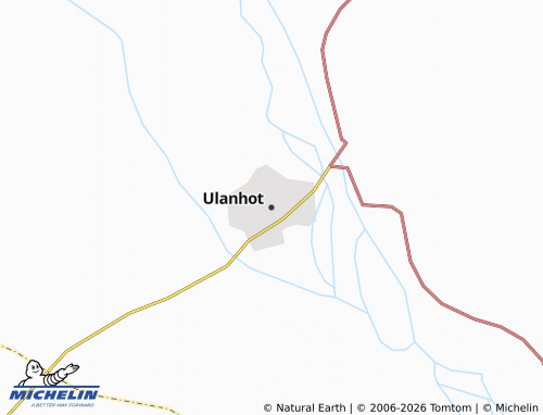 Carte MICHELIN Ulanhot - ViaMichelin