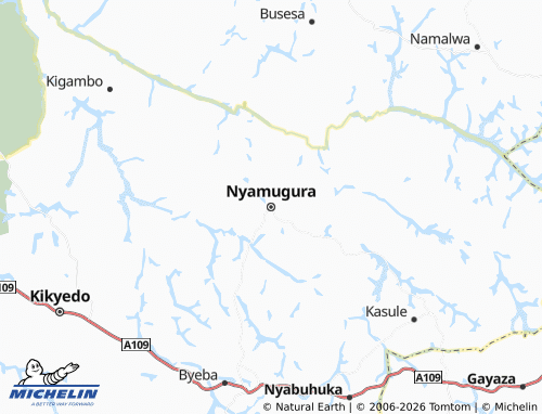 Mappa MICHELIN Nyamugura - ViaMichelin