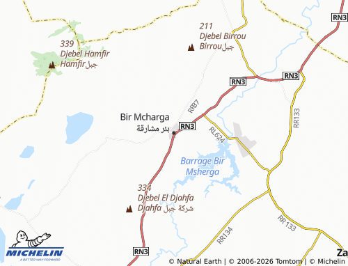 Mapa MICHELIN Bi'r Mashariqah - ViaMichelin