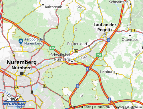 Mapa MICHELIN Behringersdorf - ViaMichelin