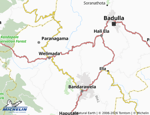 Mapa MICHELIN Maligathenna1 - ViaMichelin