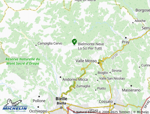 MICHELIN Falletti-Guelpa map - ViaMichelin