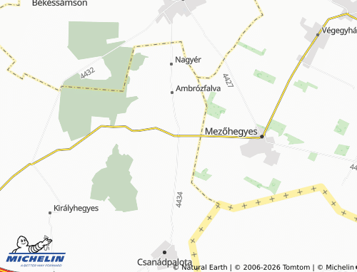 Mappa MICHELIN Pitvaros - ViaMichelin
