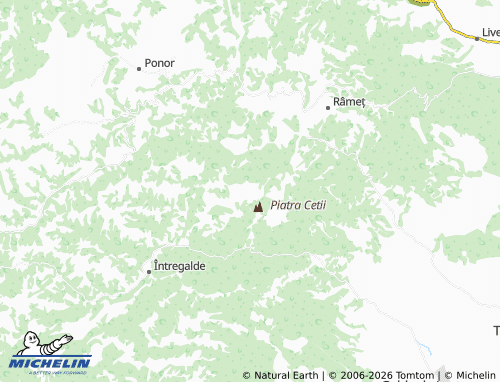 Mapa MICHELIN Tecșești - ViaMichelin