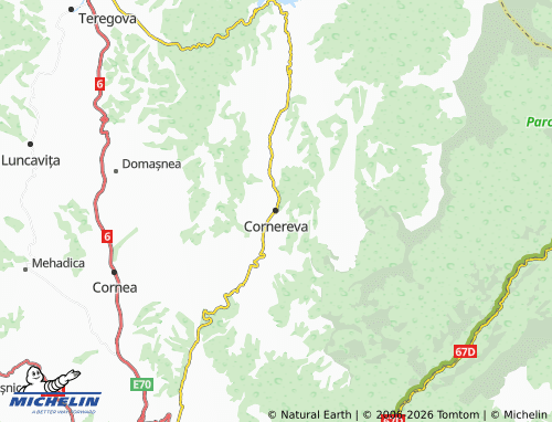 MICHELIN Cornereva map - ViaMichelin