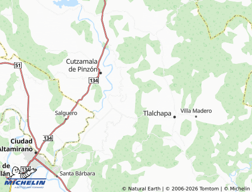 Kaart MICHELIN Huaratzio - ViaMichelin