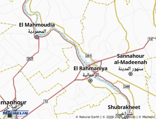 Mapa MICHELIN Dirshabah - ViaMichelin