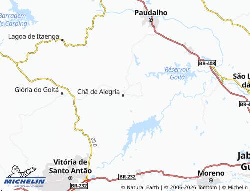 MICHELIN Santa Luzia map - ViaMichelin