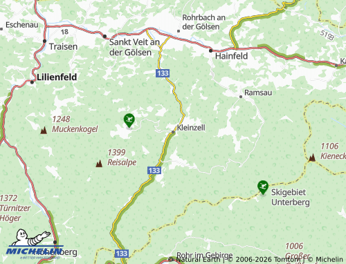 MICHELIN Kleinzell map - ViaMichelin