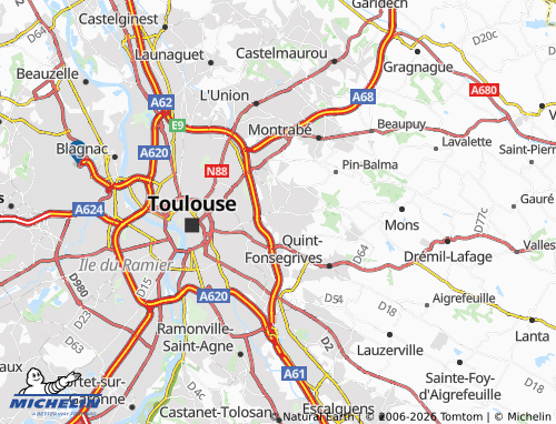 Mappa MICHELIN Balma - ViaMichelin