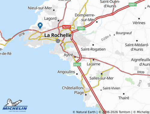 Mapa MICHELIN Aytré - ViaMichelin