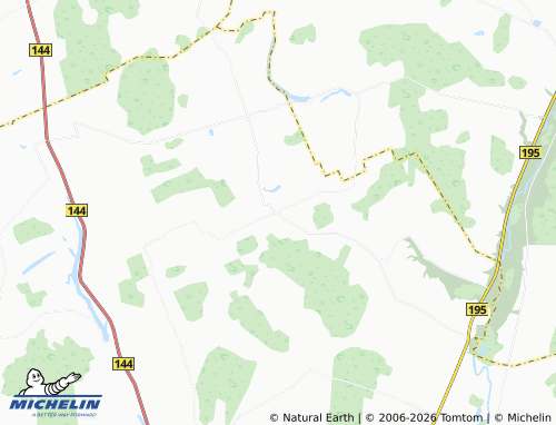 MICHELIN Miegėnai map - ViaMichelin