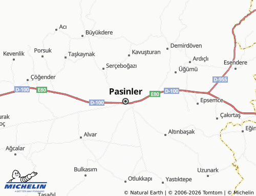MICHELIN Hasandede map - ViaMichelin