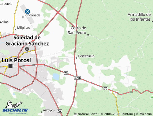 Mappa MICHELIN Portezuelo - ViaMichelin