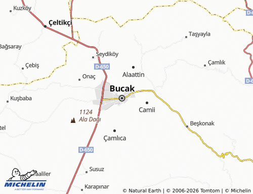 Mappa MICHELIN Oğuzhan - ViaMichelin