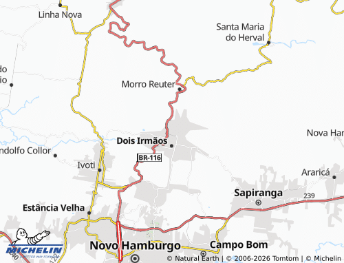 Mappa MICHELIN Floresta - ViaMichelin