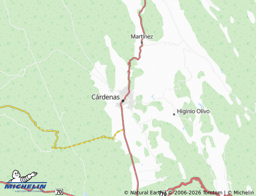 MICHELIN Del Carmen map - ViaMichelin