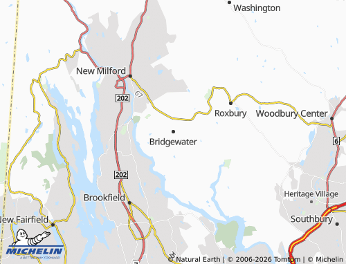 Mapa MICHELIN Bridgewater - ViaMichelin