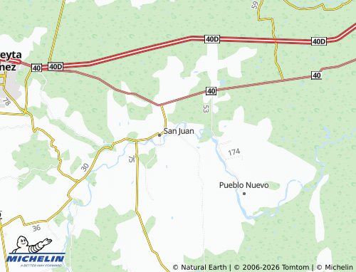 MICHELIN Viejo map - ViaMichelin