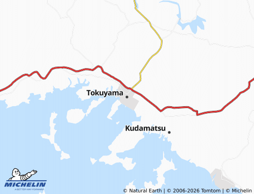 MICHELIN Tokuyama map - ViaMichelin