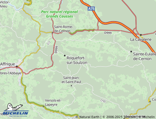 MICHELIN Tournemire map - ViaMichelin