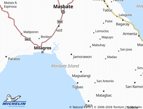 MICHELIN Jamorawon map - ViaMichelin