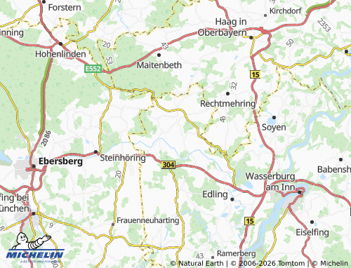 MICHELIN Fuchsthal map - ViaMichelin