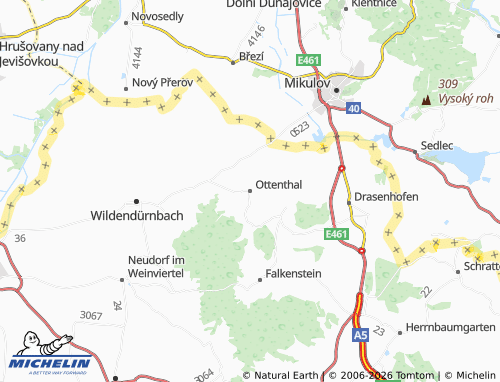 Mappa MICHELIN Ottenthal - ViaMichelin